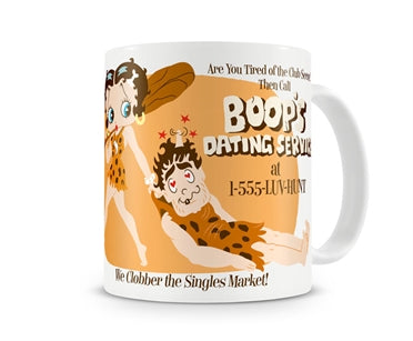 Betty Boop Dating Service White Coffee Mug