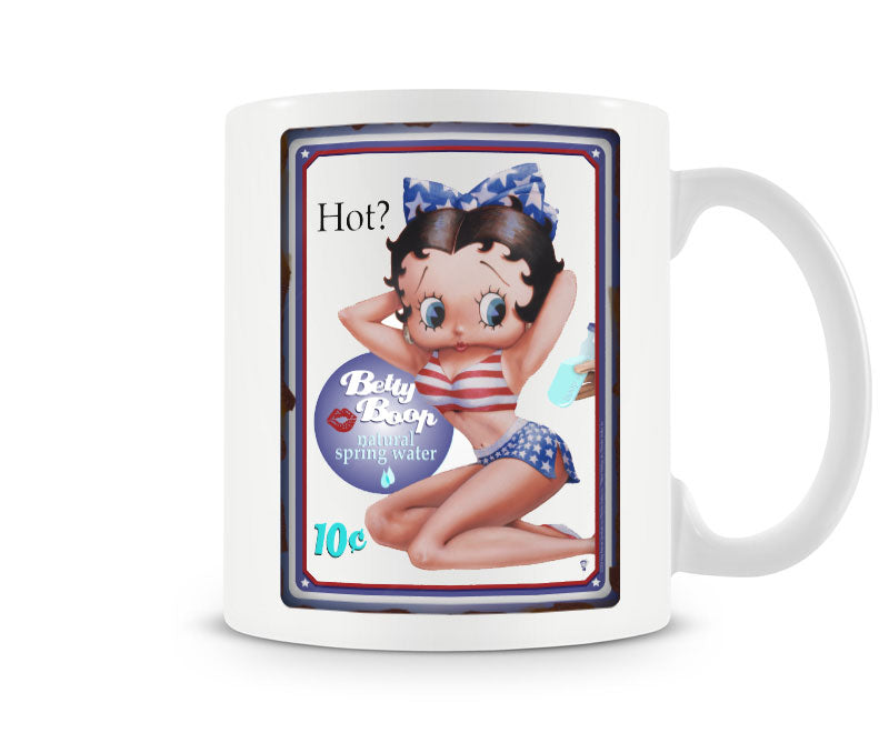 Betty Boop HOT white coffee mug