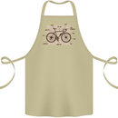 Bicycle Anatomy Funny Cycling Cyclist Funny Cotton Apron 100% Organic Khaki