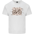 Bicycle Anatomy Funny Cycling Cyclist Funny Kids T-Shirt Childrens White