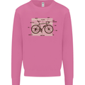 Bicycle Anatomy Funny Cycling Cyclist Funny Mens Sweatshirt Jumper Azalea