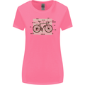 Bicycle Anatomy Funny Cycling Cyclist Funny Womens Wider Cut T-Shirt Azalea