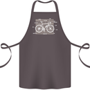 Bicycle Anatomy Funny Cyclist Cycling Funny Cotton Apron 100% Organic Dark Grey