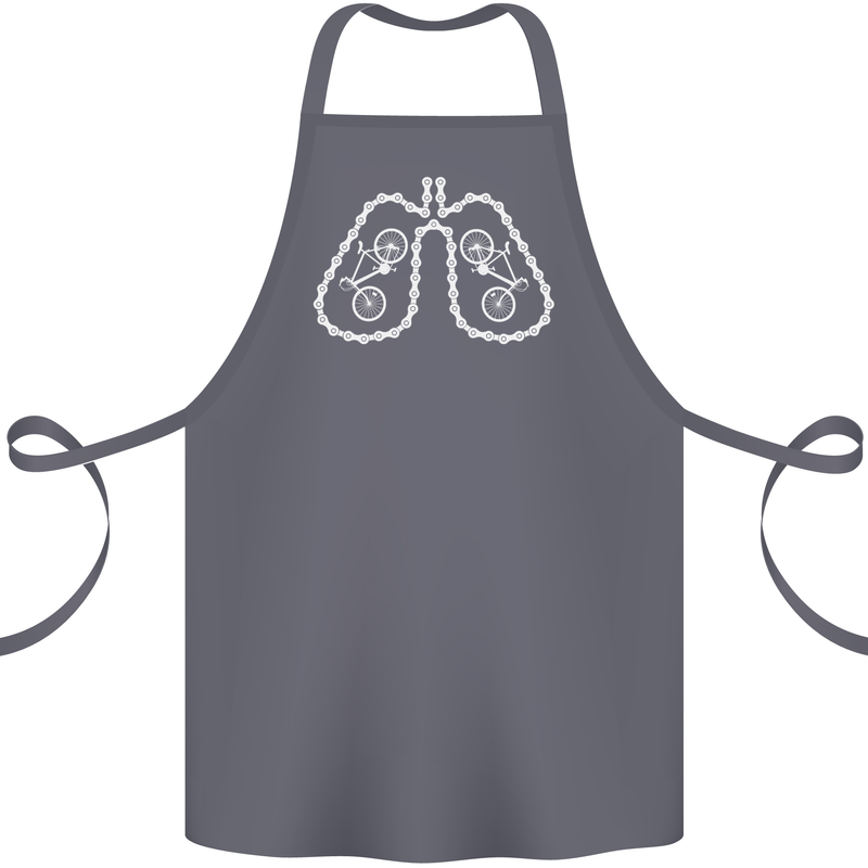 Bicycle Lungs Cyclist Funny Cycling Bike Cotton Apron 100% Organic Steel