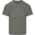 Bicycle Lungs Cyclist Funny Cycling Bike Kids T-Shirt Childrens Charcoal