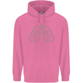 Bicycle Lungs Cyclist Funny Cycling Bike Mens 80% Cotton Hoodie Azelea