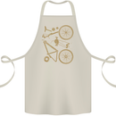 Bicycle Parts Cycling Cyclist Bike Funny Cotton Apron 100% Organic Natural