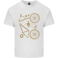 Bicycle Parts Cycling Cyclist Bike Funny Kids T-Shirt Childrens White