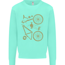 Bicycle Parts Cycling Cyclist Bike Funny Mens Sweatshirt Jumper Peppermint