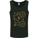 Bicycle Parts Cycling Cyclist Bike Funny Mens Vest Tank Top Black