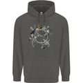 Bicycle Parts Cycling Cyclist Cycle Bicycle Childrens Kids Hoodie Storm Grey