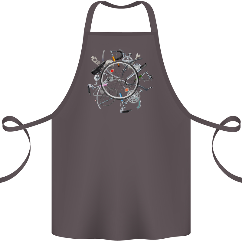 Bicycle Parts Cycling Cyclist Cycle Bicycle Cotton Apron 100% Organic Dark Grey