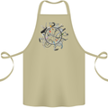 Bicycle Parts Cycling Cyclist Cycle Bicycle Cotton Apron 100% Organic Khaki