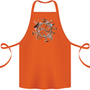Bicycle Parts Cycling Cyclist Cycle Bicycle Cotton Apron 100% Organic Orange