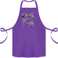 Bicycle Parts Cycling Cyclist Cycle Bicycle Cotton Apron 100% Organic Purple