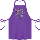 Bicycle Parts Cycling Cyclist Cycle Bicycle Cotton Apron 100% Organic Purple