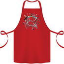 Bicycle Parts Cycling Cyclist Cycle Bicycle Cotton Apron 100% Organic Red