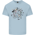 Bicycle Parts Cycling Cyclist Cycle Bicycle Kids T-Shirt Childrens Light Blue