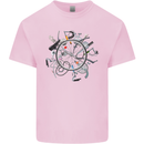 Bicycle Parts Cycling Cyclist Cycle Bicycle Kids T-Shirt Childrens Light Pink