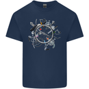 Bicycle Parts Cycling Cyclist Cycle Bicycle Kids T-Shirt Childrens Navy Blue