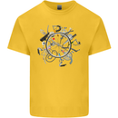 Bicycle Parts Cycling Cyclist Cycle Bicycle Kids T-Shirt Childrens Yellow