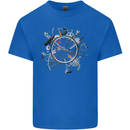 Bicycle Parts Cycling Cyclist Cycle Bicycle Mens Cotton T-Shirt Tee Top Royal Blue