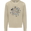 Bicycle Parts Cycling Cyclist Cycle Bicycle Mens Sweatshirt Jumper Sand