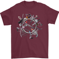 Bicycle Parts Cycling Cyclist Cycle Bicycle Mens T-Shirt Cotton Gildan Maroon