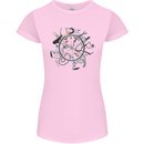 Bicycle Parts Cycling Cyclist Cycle Bicycle Womens Petite Cut T-Shirt Light Pink