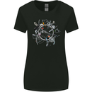 Bicycle Parts Cycling Cyclist Cycle Bicycle Womens Wider Cut T-Shirt Black