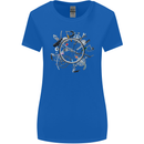 Bicycle Parts Cycling Cyclist Cycle Bicycle Womens Wider Cut T-Shirt Royal Blue
