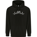 Bicycle Pulse Cycling Cyclist Bike MTB Childrens Kids Hoodie Black