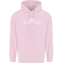 Bicycle Pulse Cycling Cyclist Bike MTB Childrens Kids Hoodie Light Pink
