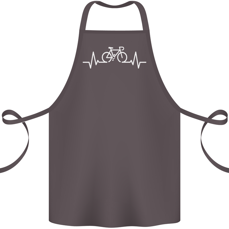 Bicycle Pulse Cycling Cyclist Bike MTB Cotton Apron 100% Organic Dark Grey