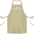 Bicycle Pulse Cycling Cyclist Bike MTB Cotton Apron 100% Organic Khaki