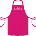 Bicycle Pulse Cycling Cyclist Bike MTB Cotton Apron 100% Organic Pink
