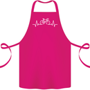 Bicycle Pulse Cycling Cyclist Bike MTB Cotton Apron 100% Organic Pink