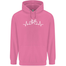 Bicycle Pulse Cycling Cyclist Bike MTB Mens 80% Cotton Hoodie Azelea