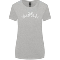 Bicycle Pulse Cycling Cyclist Bike MTB Womens Wider Cut T-Shirt Sports Grey