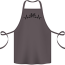Bicycle Pulse Cycling Cyclist Road Bike Cotton Apron 100% Organic Dark Grey