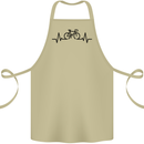 Bicycle Pulse Cycling Cyclist Road Bike Cotton Apron 100% Organic Khaki