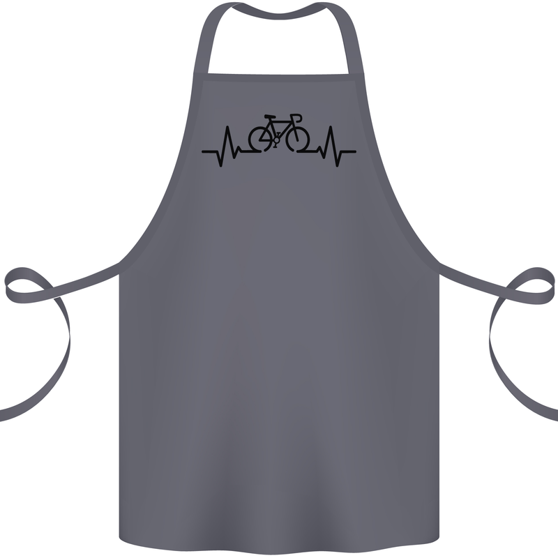 Bicycle Pulse Cycling Cyclist Road Bike Cotton Apron 100% Organic Steel