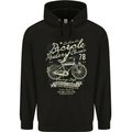 Bicycle Rider Classic Cyclist Funny Cycling Childrens Kids Hoodie Black