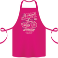 Bicycle Rider Classic Cyclist Funny Cycling Cotton Apron 100% Organic Pink