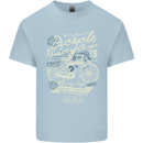 Bicycle Rider Classic Cyclist Funny Cycling Kids T-Shirt Childrens Light Blue