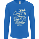 Bicycle Rider Classic Cyclist Funny Cycling Mens Long Sleeve T-Shirt Royal Blue