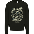 Bicycle Rider Classic Cyclist Funny Cycling Mens Sweatshirt Jumper Black