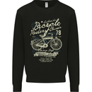 Bicycle Rider Classic Cyclist Funny Cycling Mens Sweatshirt Jumper Black