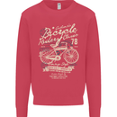 Bicycle Rider Classic Cyclist Funny Cycling Mens Sweatshirt Jumper Heliconia