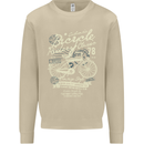 Bicycle Rider Classic Cyclist Funny Cycling Mens Sweatshirt Jumper Sand